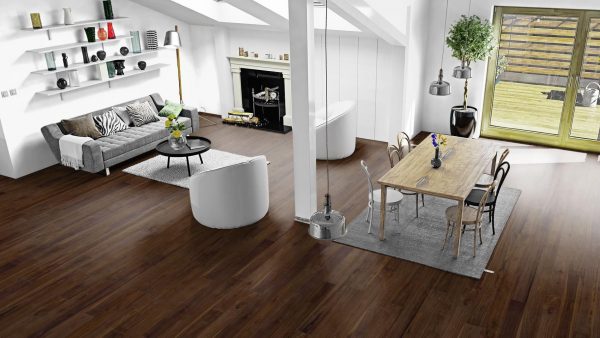 Admonter Landhausdiele Nussbaum rustic – Bild 2