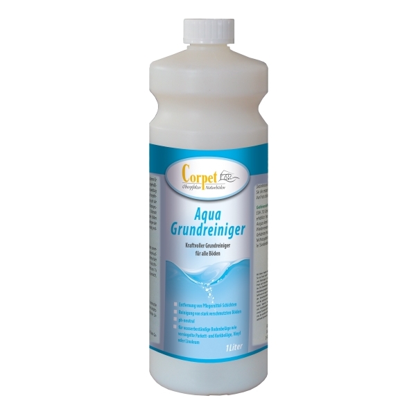 Aqua Grundreiniger - Intensivreiniger für grobe, stark haftende Verschmutzungen und zur Entfernung von Pflegemittel Resten