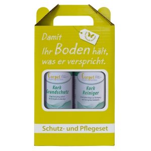 Korkboden Pflegebox - Kork Parkett Grundschutz + Reiniger im Set - Korkfußboden Pflegemittel by Naturboden & Türen Fründ Leipzig