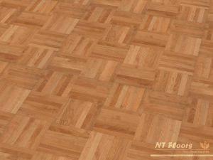 Mosaikparkett Kirschbaum amerikanisch - Würfel - Massivparkett 8mm als Musterboden - NT Floors Leipzig