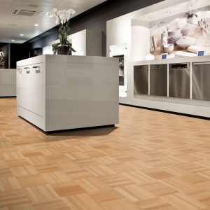 Mosaikparkett Roteiche - Würfel - Ambiente Küchenstudio - NT Floors Leipzig