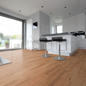 Stabparkett Buche - Rustikal - Ambiente Küche - NT Floors Massivparkett