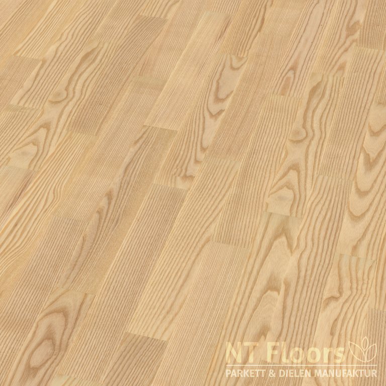 Stabparkett Esche 15mm - Select-Natur, geschliffen geölt 15 x 500 x 70mm - NT-Floors Parkett & Dielenmanufaktur Leipzig