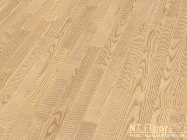 Stabparkett Esche Select-Natur, geschliffen natur geölt - 15/22 x 500 x 70mm - NT-Floors Parkett & Dielenmanufaktur Leipzig
