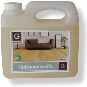 Parkett Holzbodenseife natur - NaBo Parkett Zubehör - zur Reinigung und Unterhaltspflege natur geölter Holzböden sowie Grundbehandlung von Weichhölzern
