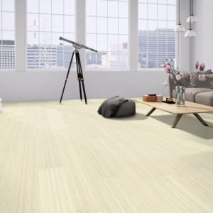 Moso Bamboo Elite Premium - Bambus 3-Schicht Dielen - Hochkantlamelle naturhell white - Wohnzimmer