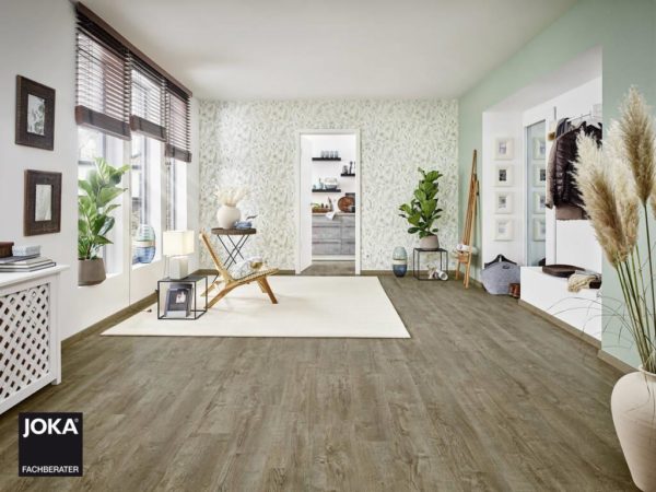 JOKA Laminatboden Madison - 1-Stab Landhausdielen Design Oak browny