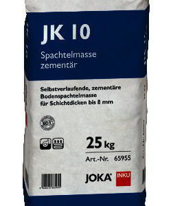 JOKA Spachtelmasse JK 10 - selbstverlaufender Zementspachtel für Schichtdicken bis 10mm - NaBo Parkett Zubehör Leipzig