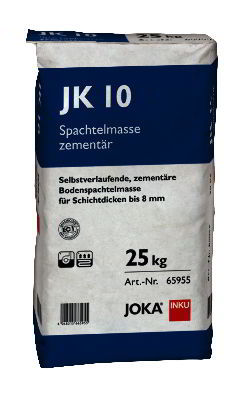 JOKA Spachtelmasse JK 10 - selbstverlaufender Zementspachtel für Schichtdicken bis 10mm - NaBo Parkett Zubehör Leipzig