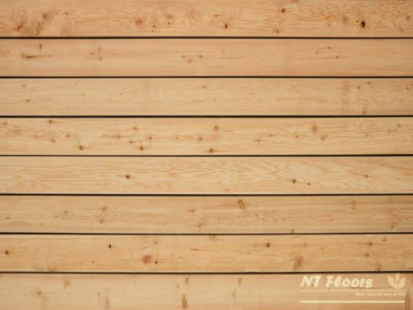Holz Terrassendiele Lärche sibirisch AB - gerillt - naturbelassen roh