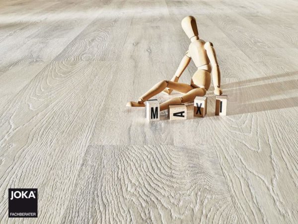 JOKA Laminatboden Metropol - 1-Stab Landhausdielen Design Oak stonewashed - Detail