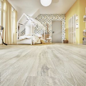 JOKA Laminatboden Metropol - 1-Stab Landhausdielen Design Oak stonewashed - Ambiente