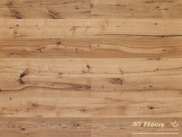 NT Floors Landhausdiele Eiche ROFEN Country - gebürstet oder handgehobelt, leicht gebürstet - farblos natur endgeölt