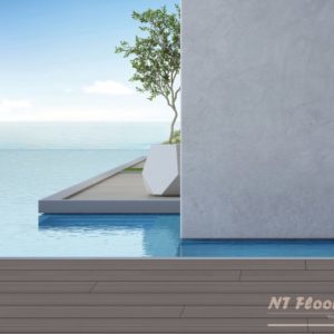 NT Floors WPC Terrassendielen - hellgrau genutet