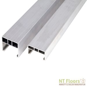 Aluminium Unterkonstruktion für Terrassendielen - 26x60mm oder 40x60mm jeweils 4m lang - NT Floors Leipzig