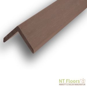 WPC Abschlussprofil L-Form - 48x48x2900mm - für WPC Terrassendielen - NT-Floors Leipzig