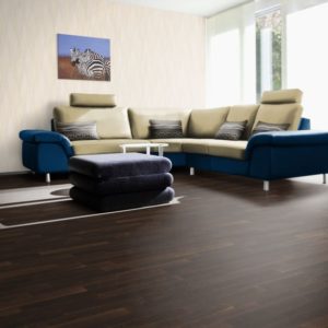 2-Schicht Parkett Räuchereiche Select-Natur - geschliffen, matt lackiert - Ambiente Wohnzimmer - NaBo Parkett Leipzig