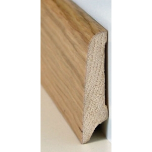 Sockelleiste furniert 15x60mm - Eiche - NT Floors Massivholzleisten mit Deckfurnier lackiert + geölt