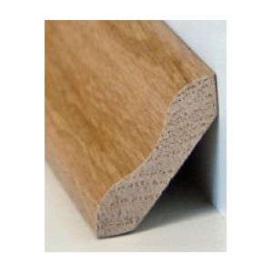 Sockelleiste Eiche massiv 30x30mm - NT Floors Massivholzleiste roh, lackiert und geölt