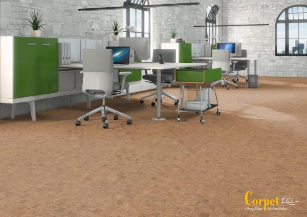 Kork Parkett NATURA - Bolero - NaBo Parkett Korkboden Leipzig, Büro Ambiente
