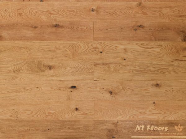 NT Floors Landhausdiele Eiche Markant - gebürstet farblos vorgeölt (American Wood Oil)