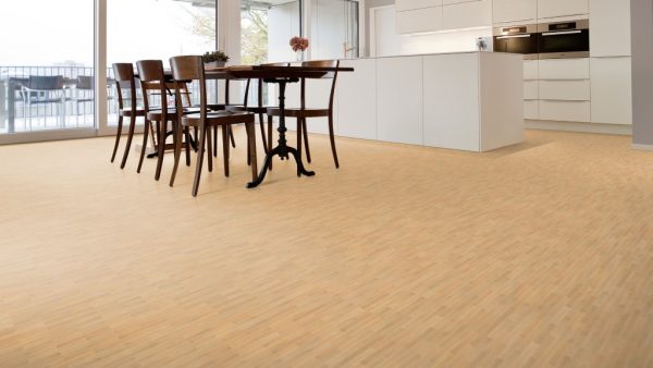 Mosaikparkett Buche ungedämpft Natur-Select - engl. Verband - Ambiente Küche - NT Floors Leipzig