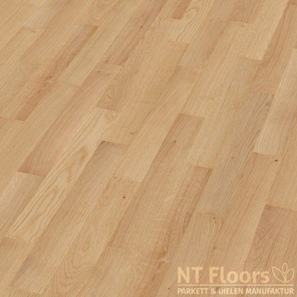 Stabparkett Eiche Select-Natur 10mm - geschliffen, farblos vorgeölt - Massivparkett aus der NT Floors Parkett & Dielen
