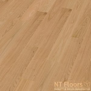 Stabparkett Eiche Select-Natur - 10-22mm - gebürstet, farblos vorgeölt - NT Floors Massivparkett
