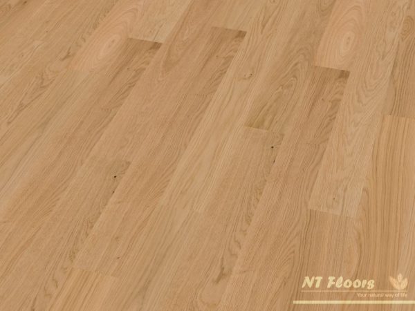 Stabparkett Eiche Select-Natur - gebürstet, farblos geölt, Perspektive - NT Floors Massivparkett