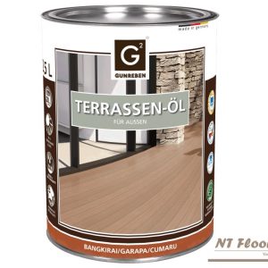 Terrassenöl Bangkirai Garapa Cumaru - pigmentiertes Öl für den Außenbereich - NT Floors