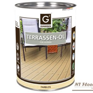 Terrassenöl Natur farblos - unpigmentiertes Öl für den Außenbereich - NT Floors