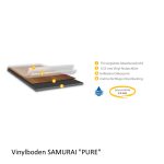 Vinylparkett PURE Klebefliese