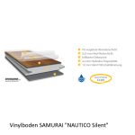 Vinylboden NAUTICO SILENT Klick-Fertigparkett