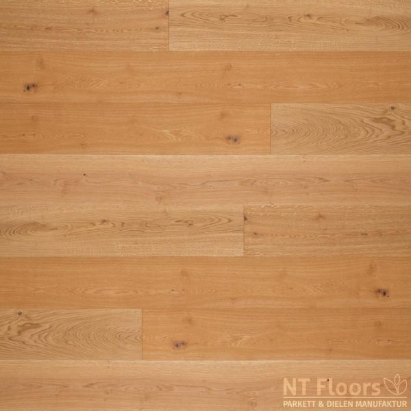 NT Floors Landhausdiele Eiche Natur XL - geschliffen oder gebürstet - farblos vorgeölt (American Wood Oil)