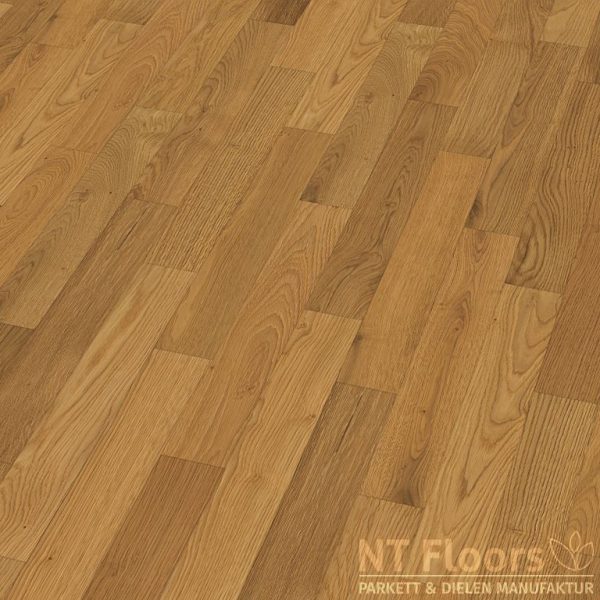 Stabparkett Eiche Naturell - 10-22mm - gebürstet geölt - NT Floors Massivparkett