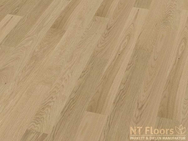 Stabparkett Eiche Naturell - 10-22mm - gehobelt naturbelassen roh - NT Floors Massivparkett