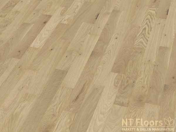 Stabparkett Eiche Rustikal - 10-22mm - vorgeschliffen, naturbelassen roh - NT Floors Massivparkett