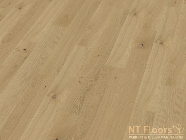 Stabparkett Eiche Rustikal - 10-22mm - vorgeschliffen, naturbelassen roh - NT Floors Massivparkett