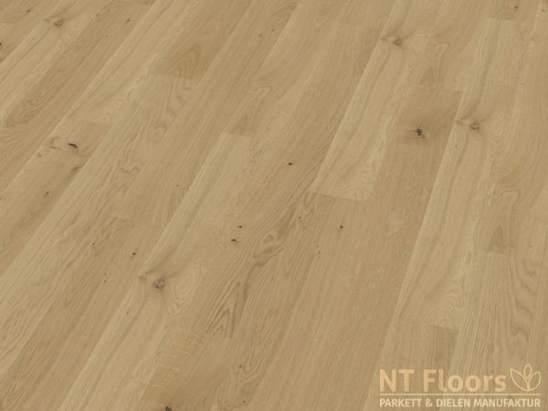 Stabparkett Eiche Rustikal - 10-22mm - vorgeschliffen, naturbelassen roh - NT Floors Massivparkett