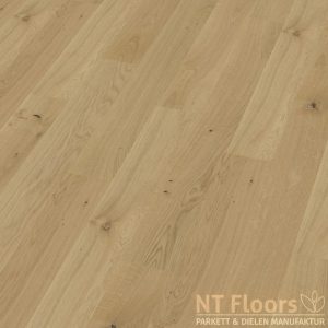 Stabparkett Eiche Rustikal 22mm - Nut-Feder, Massivparkett gehobelt, naturbelassen roh - NT Floors Massivparkett