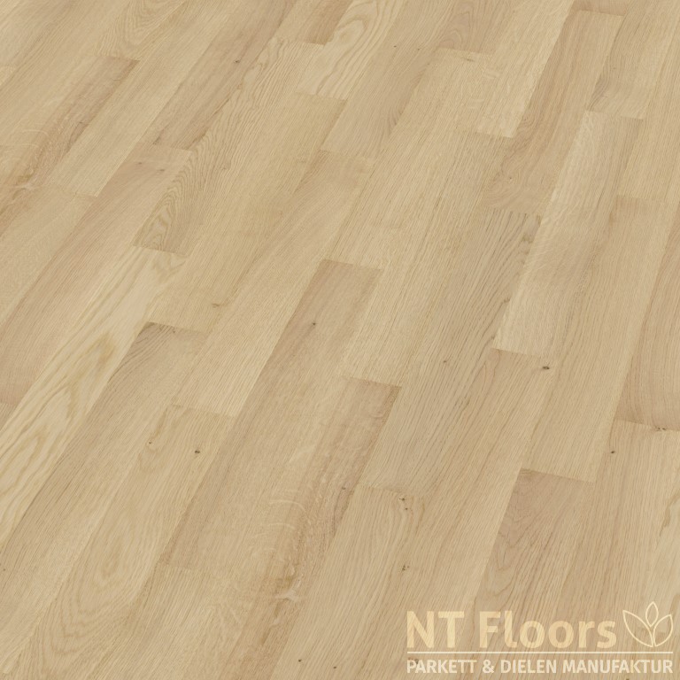 Stabparkett Eiche Select-Natur - 10-22mm - gehobelt naturbelassen roh - NT Floors Massivparkett