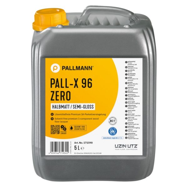 Pallmann Parkettlack PALL-X 96 ZERO - 1K (einkomponentig) lösemittelfreie Versiegelung für Parkett und Holzböden