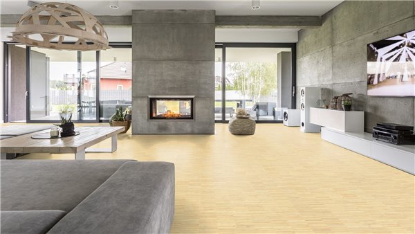 Moso Bambus Industrieparkett Ecru – Bild 3