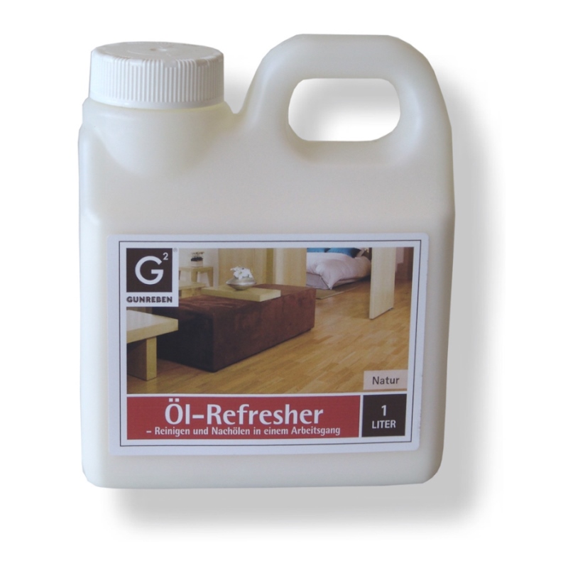 Ölrefresher - Öl-Refresher zur Reinigung und gleichzeitigen Pflege - ölen - von geöltem Parkett und Holzböden