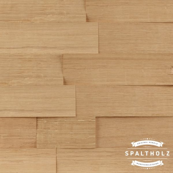 Spaltholz Wandelement Eiche 8cm - Konold