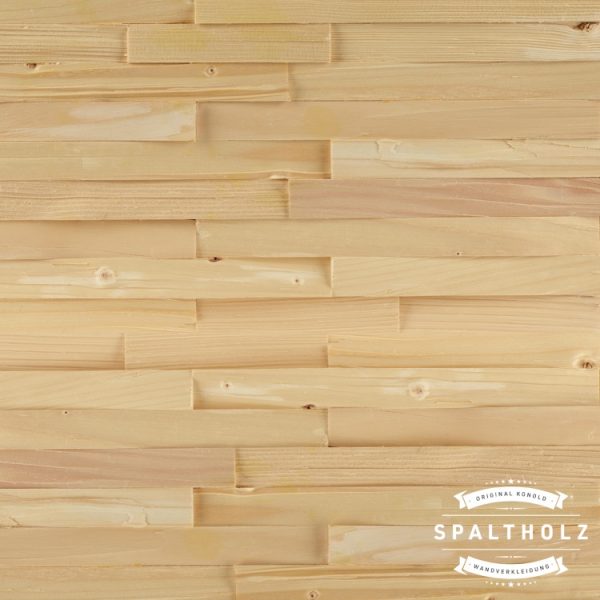 Spaltholz Wandelement Fichte 3cm - Konold