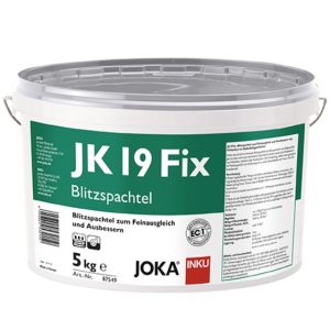 JOKA Blitz Spachtelmasse JK19 - standfeste Zement Spachtelmasse für den Feinausgleich mit Schichtdicken bis 4mm - NT Floors Parkett & Dielenmanufaktur Leipzig