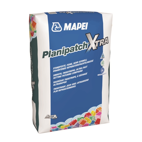 Mapei Zement Spachtelmasse Planipatch Xtra standfest - Anspachteln von Rampen, reparieren von Ausbrüchen und Löchern - NT Floors Parkett & Dielenmanufaktur Leipzig