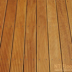 Holz Terrassendiele Garapa PRIME Systemdiele - Nut-Feder Kopfseitig - NT Floors Leipzig