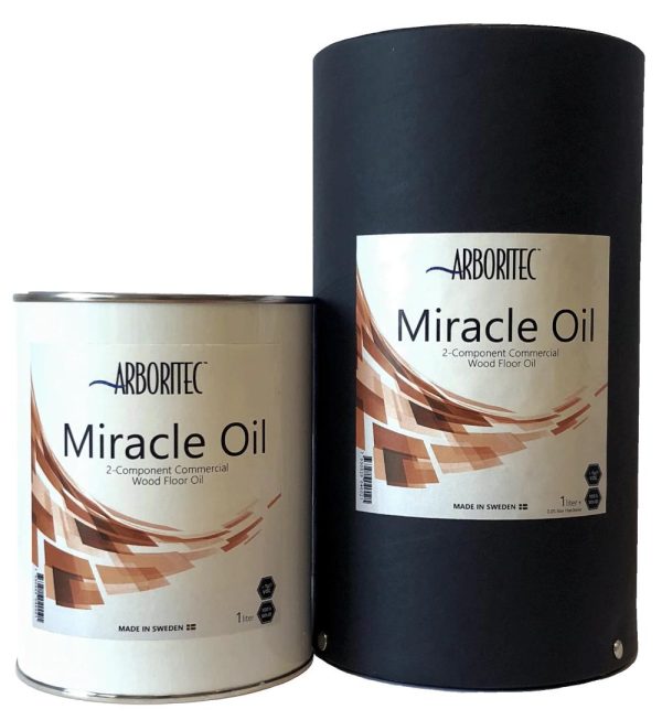 Holzbodenöl Arboritec Miracle Oil 2K - Color - Farbton x-weiss, braun, schwarz, grau und rotbraun (Farbtöne untereinander mischbar)